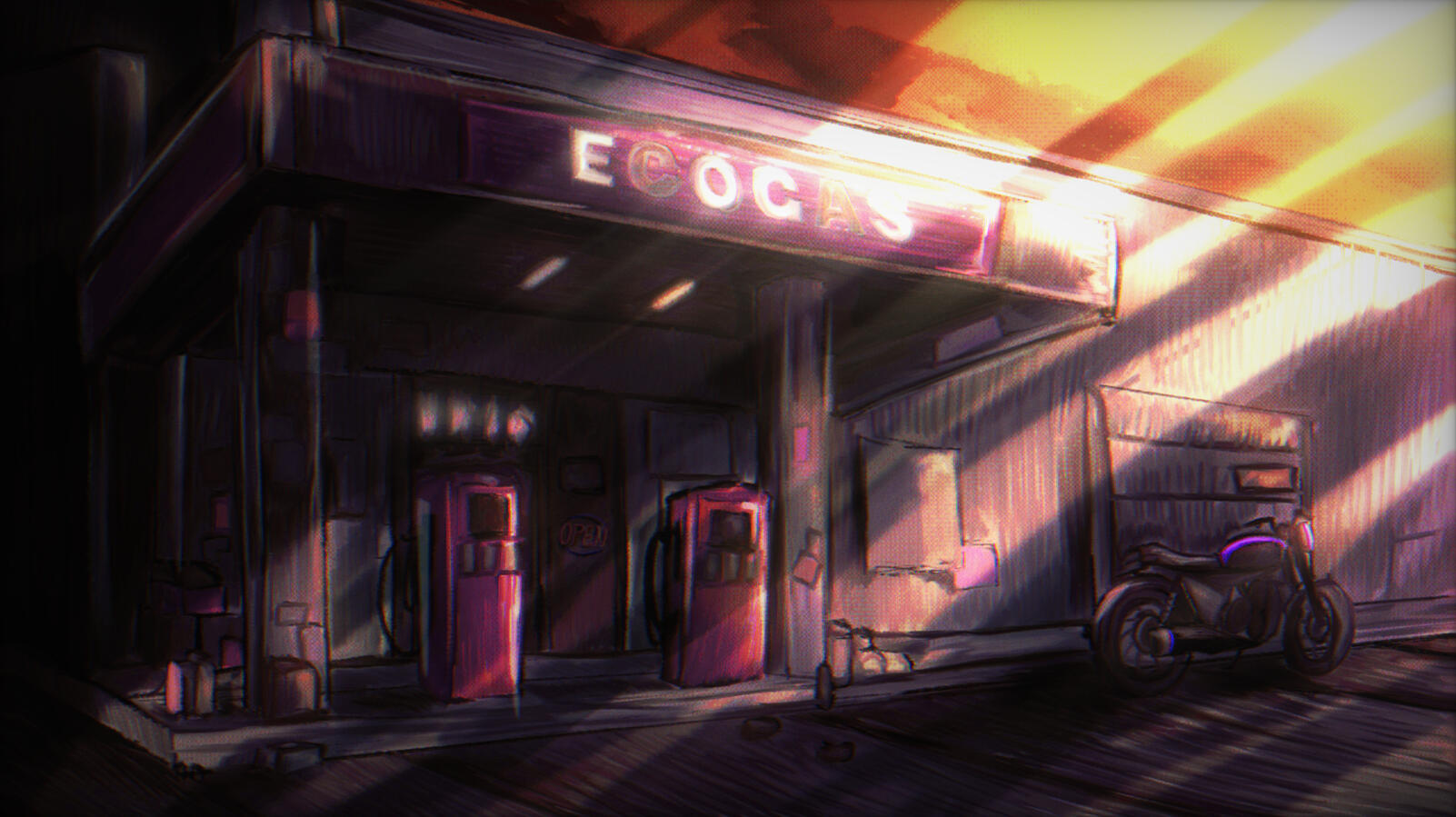 Outside - Gas Station